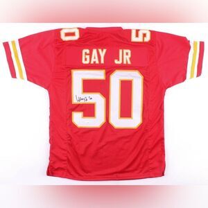 Willie Gay Jr. Signed Autograph Custom Jersey - Beckett Coa - Kansas City Chiefs